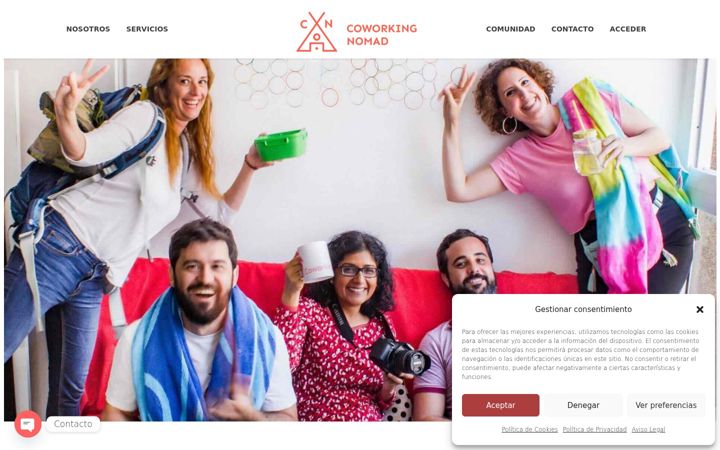 Screenshot of coworkingnomad.com