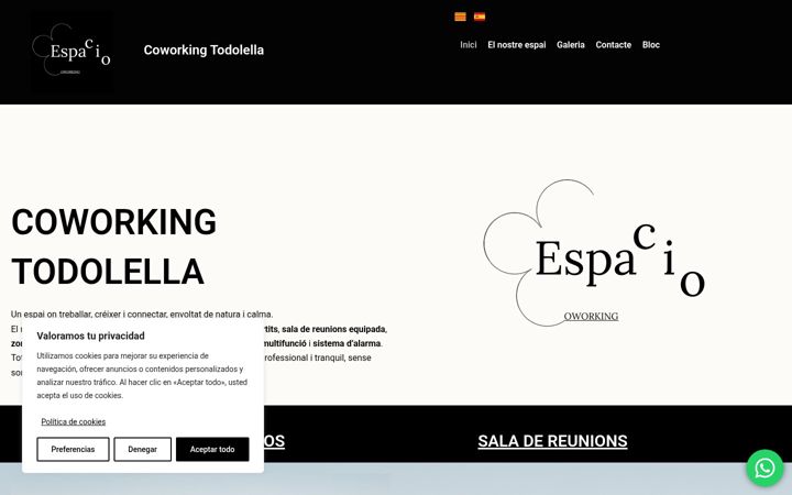 Screenshot of coworkingtodolella.es