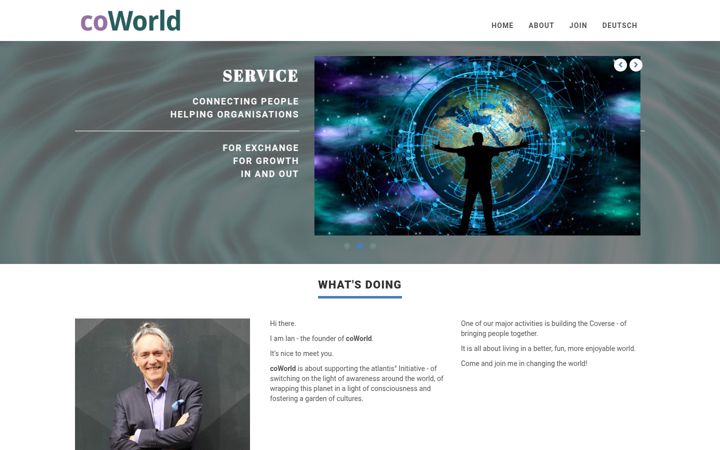 Screenshot of coworld.org
