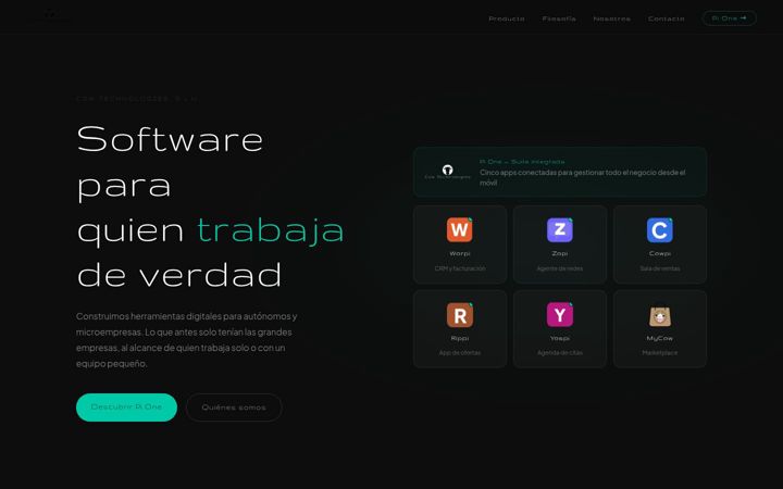 Screenshot of cowtechnologies.net