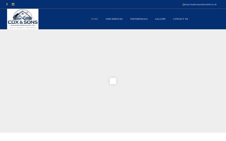 Screenshot of cox-and-sons.co.uk