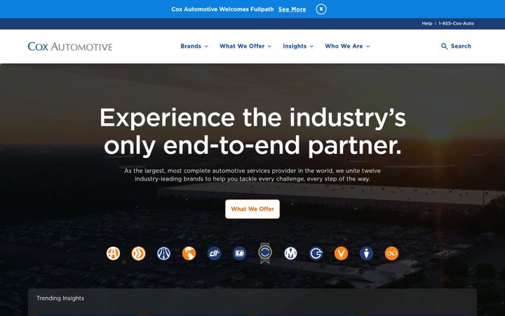 Skærmbillede af coxautoinc.com