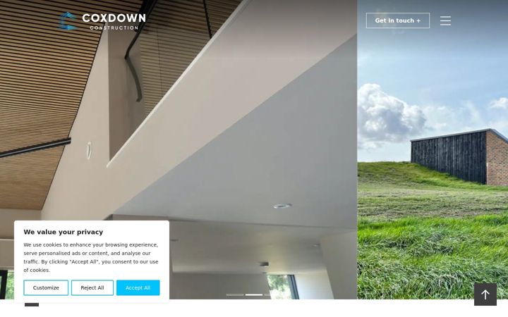 Screenshot of coxdown.co.uk