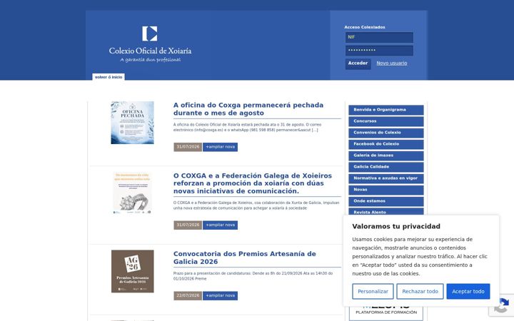 Screenshot of coxga.es