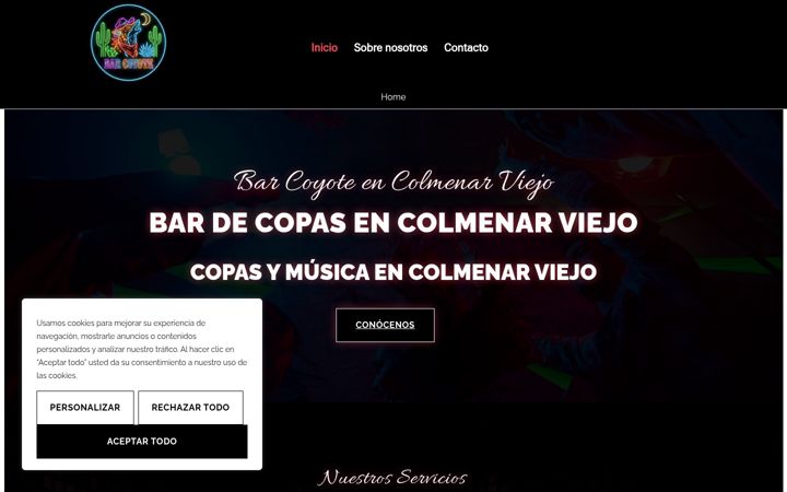 Screenshot of coyote-flash.com