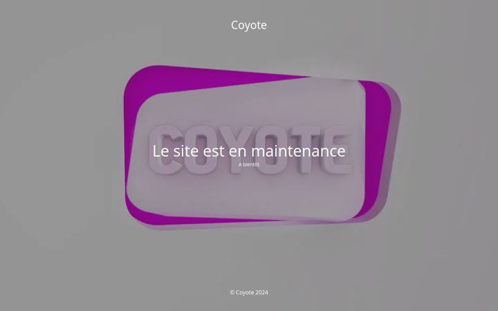 Screenshot von coyote.fr