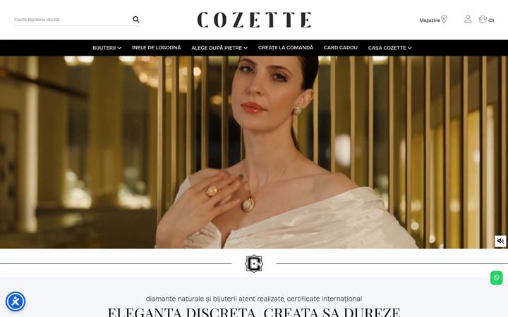 Screenshot of cozette.ro