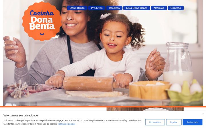 Zrzut ekranu cozinhadonabenta.com.br