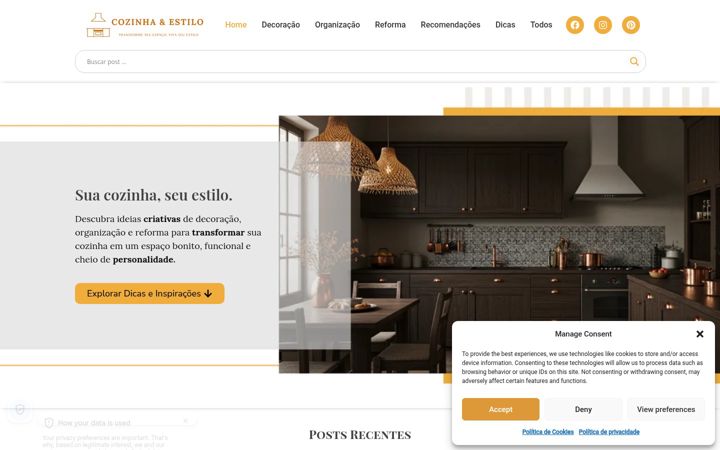 Zrzut ekranu cozinhaestilo.com.br