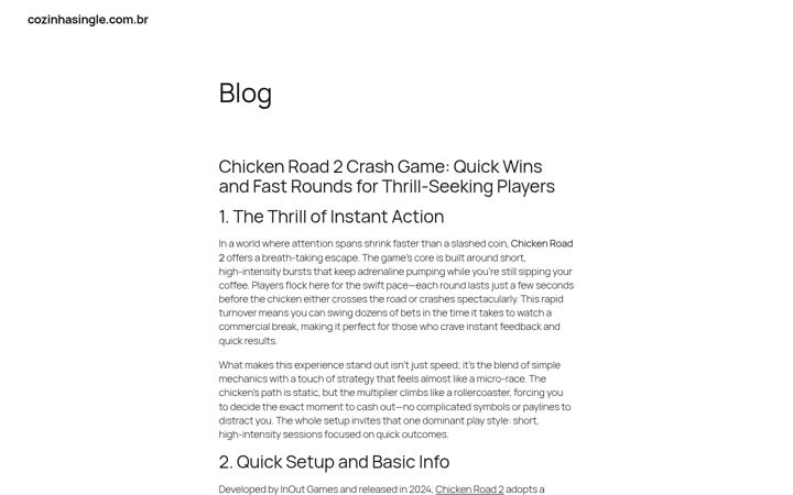 Screenshot of cozinhasingle.com.br