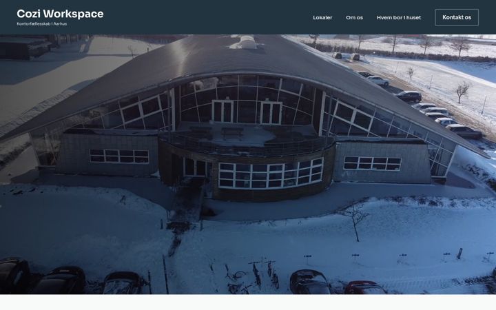 Screenshot von coziworkspace.dk