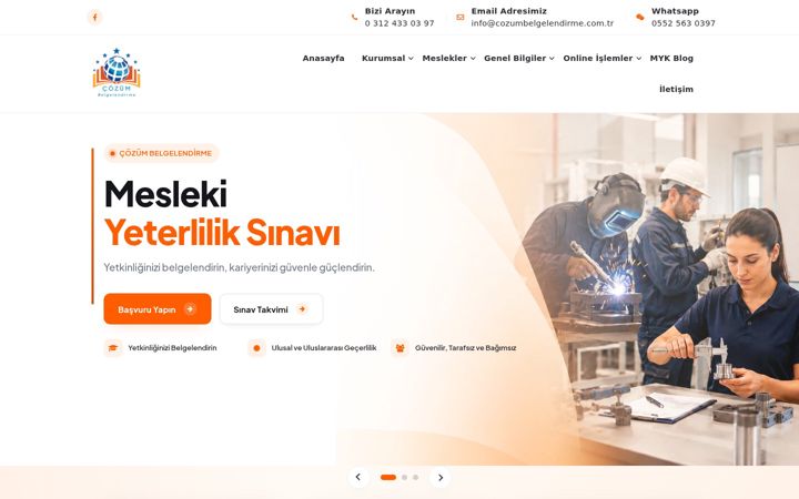 Skärmbild av cozumbelgelendirme.com.tr