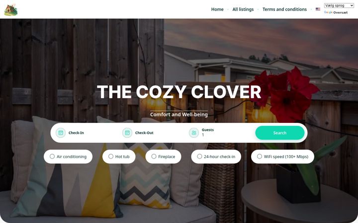 Screenshot of cozyclover.ca