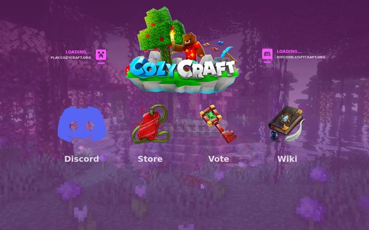 Screenshot of cozycraft.org