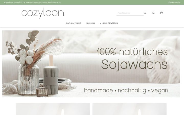 Screenshot of cozyloon.de