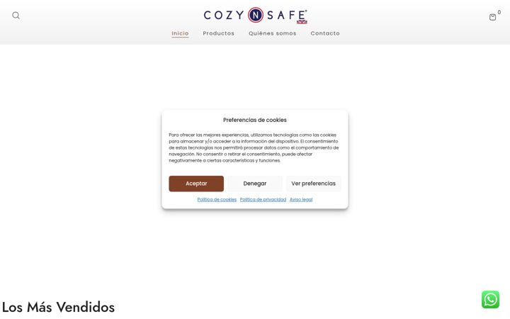 Screenshot of cozynsafe.eu
