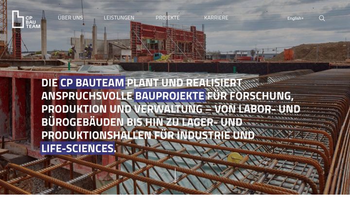 Screenshot of cp-bauteam.de