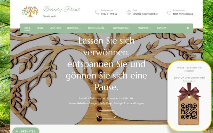 Screenshot of cp-beautypoint.at