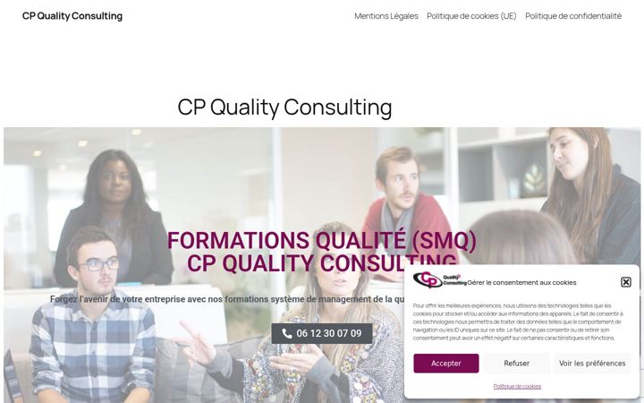 Screenshot of cp-qualityconsulting.fr