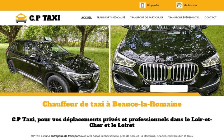 Skærmbillede af cp-taxi.fr