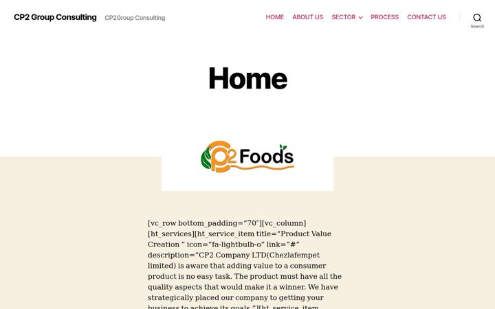 Screenshot of cp2group.de
