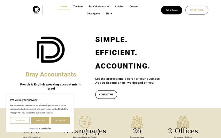 Screenshot of cpa-dray.com