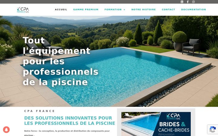 Screenshot of cpa-france-piscines.fr