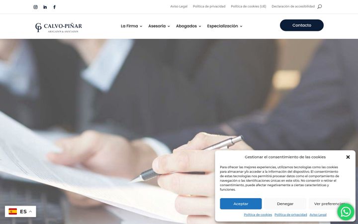 Screenshot of cpabogadosyasociados.com