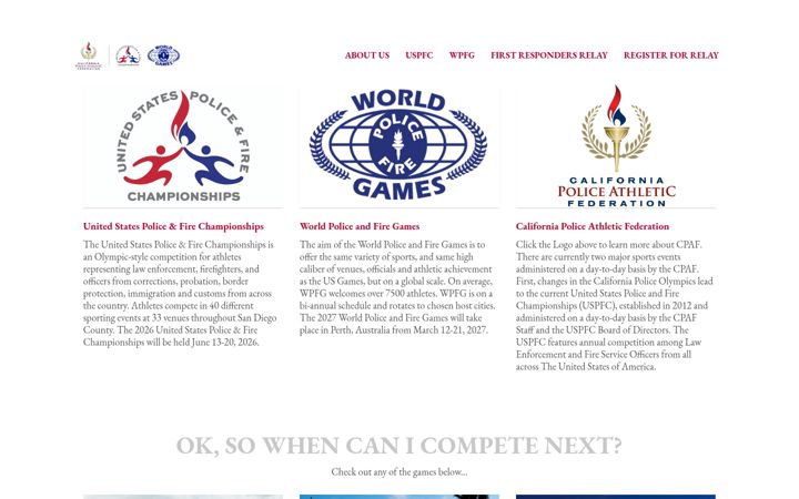Screenshot of cpaf.org