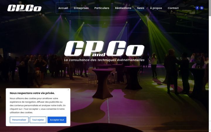 Screenshot of cpandco.be