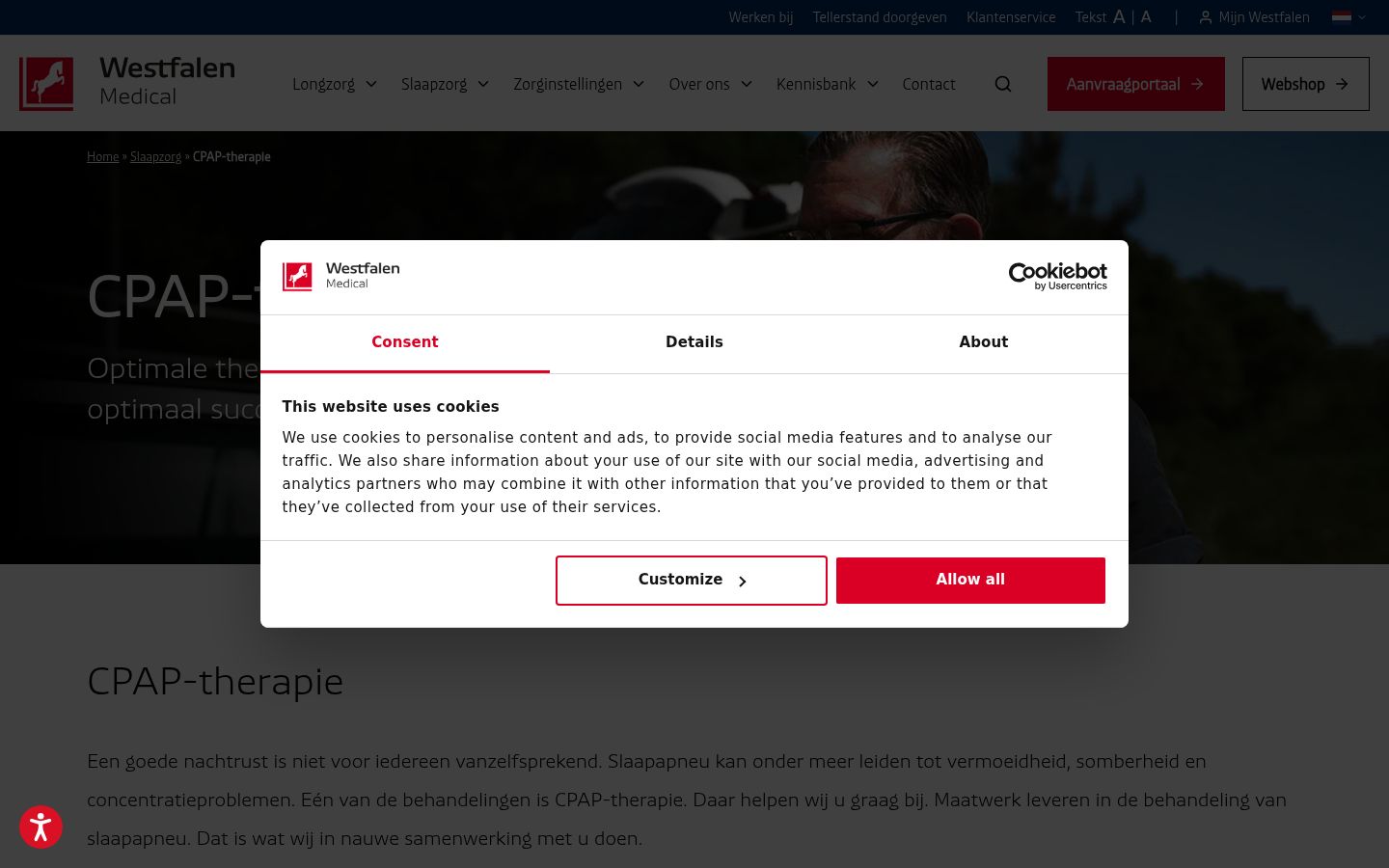 Sutikimo reklamjuostės, rodytos prieš bet kokią sąveiką, ekrano kopija