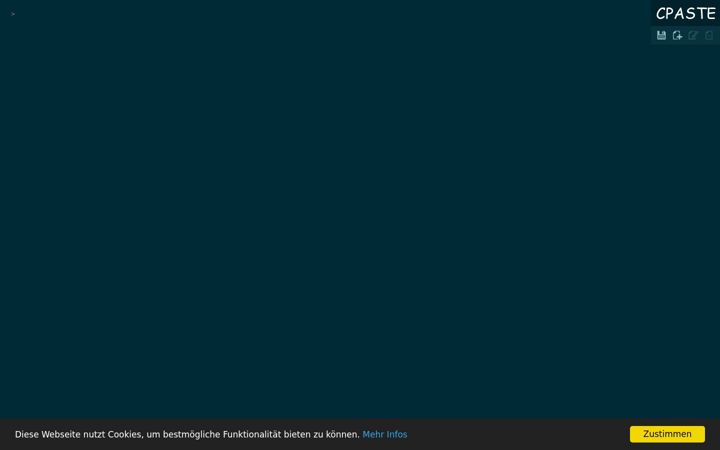 Screenshot of cpaste.de