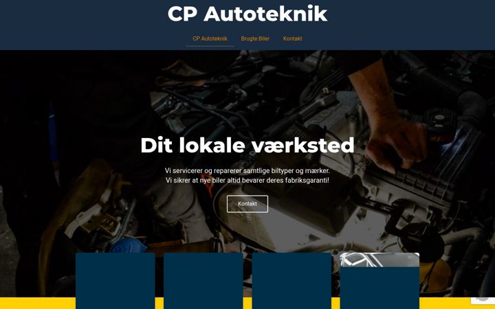 Screenshot of cpautoteknik.dk