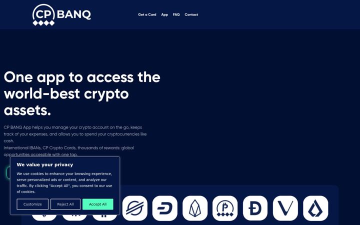 Screenshot of cpbanq.io