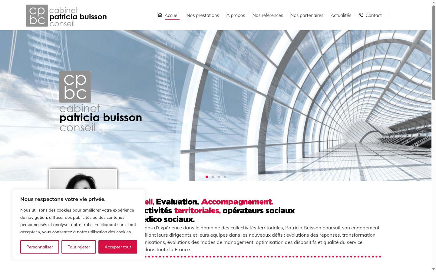 Screenshot tal-banner tal-kunsens muri qabel kwalunkwe interazzjoni