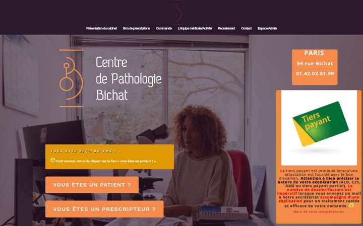 Screenshot of cpbichat.fr