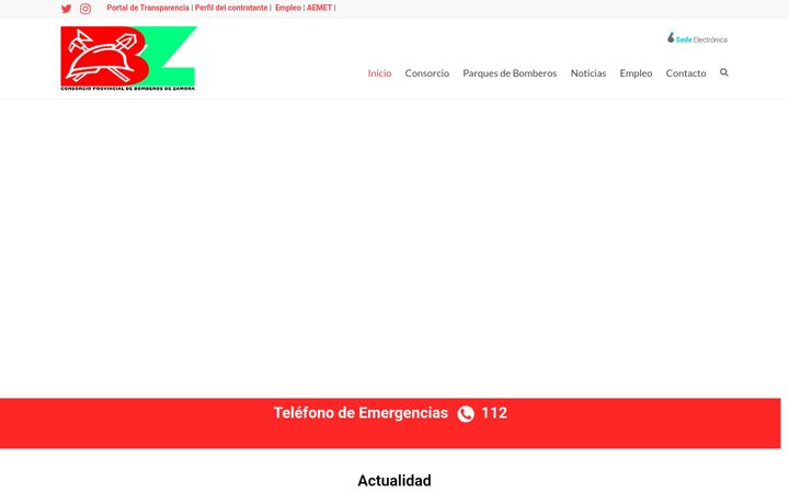 Screenshot of cpbzamora.es