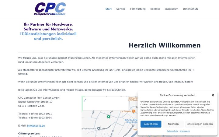 Screenshot of cpc-it.de