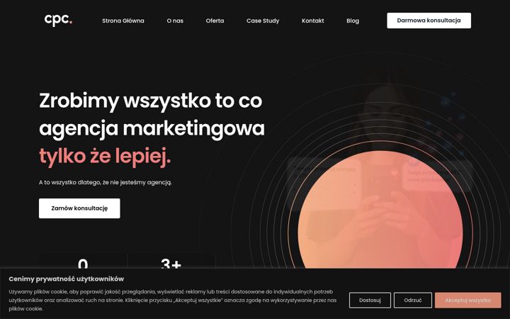 Snímek obrazovky cpc-newmedia.pl