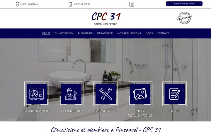 Screenshot of cpc31.fr