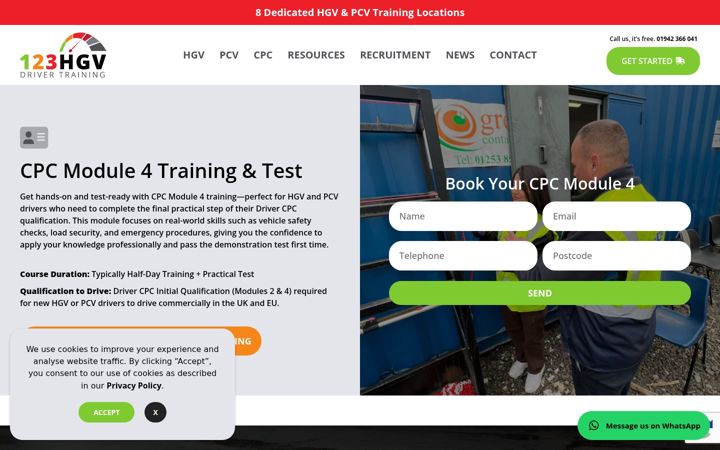Screenshot of cpc4.co.uk