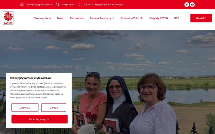 Screenshot of cpcaritas.pl
