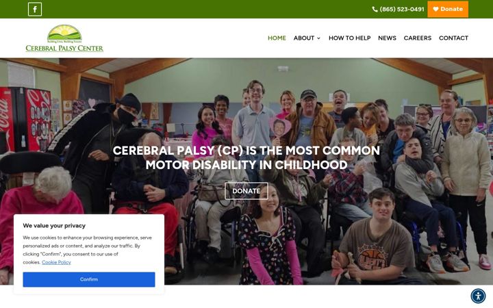 Screenshot of cpcenter.org