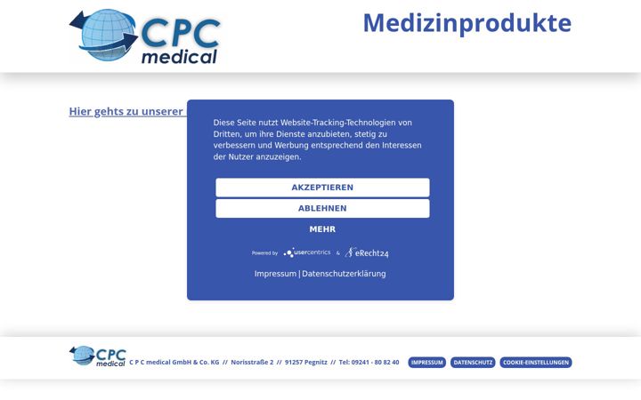 Screenshot of cpcmedical.de