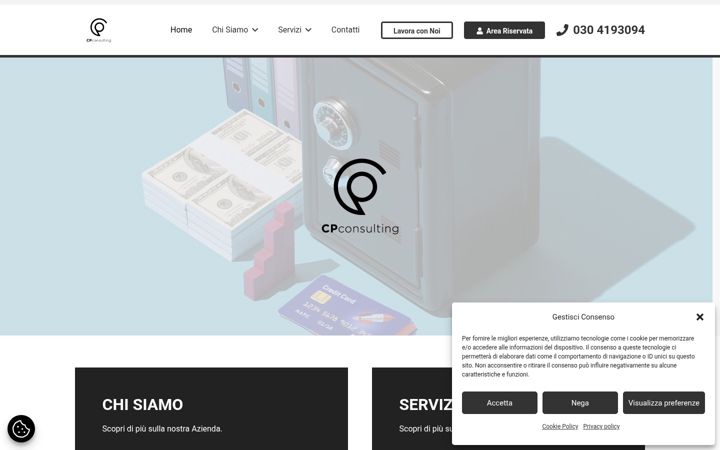 Screenshot του cpconsultingsrl.it