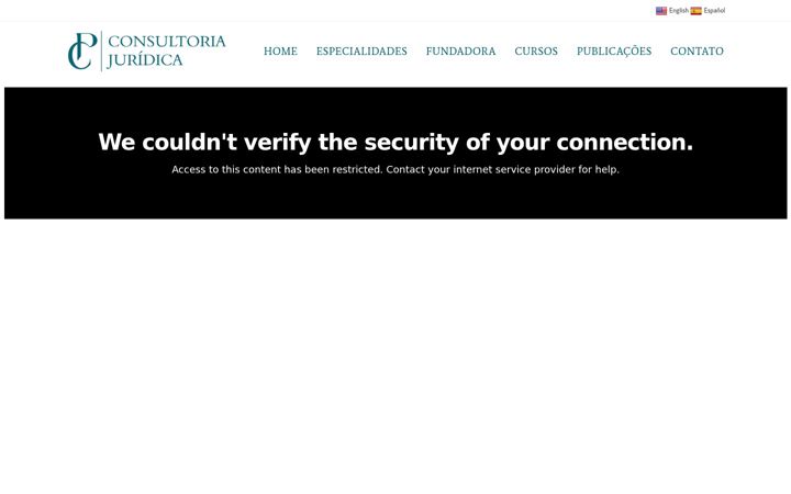Screenshot του cpconsultoria.adv.br
