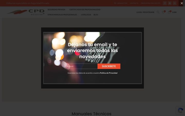 Screenshot of cpd.es