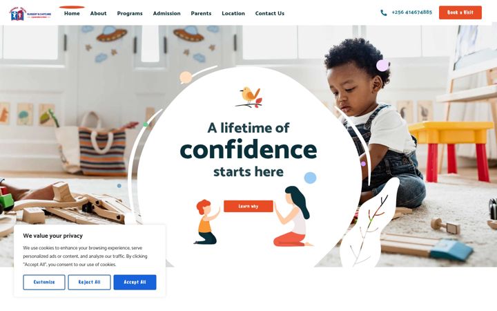 Screenshot of cpdaycareandnursery.com