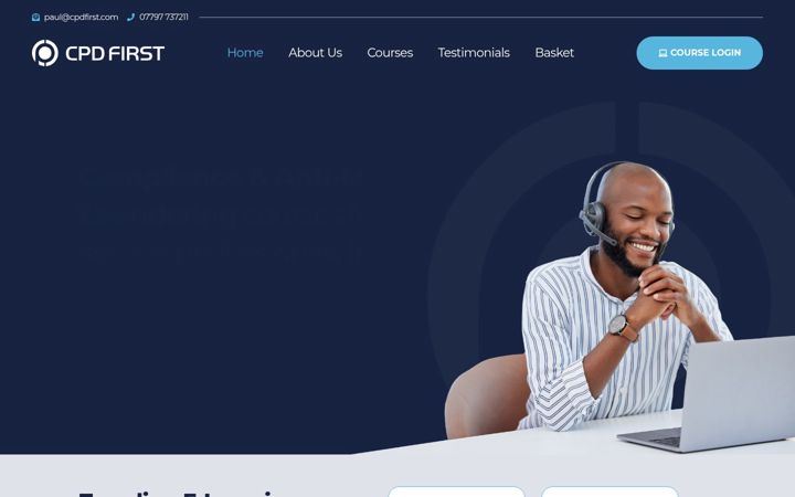 Screenshot of cpdfirst.com