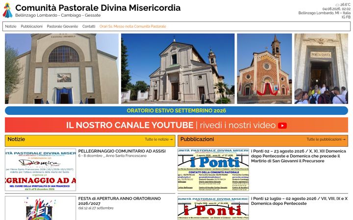 Screenshot του cpdivinamisericordia.it